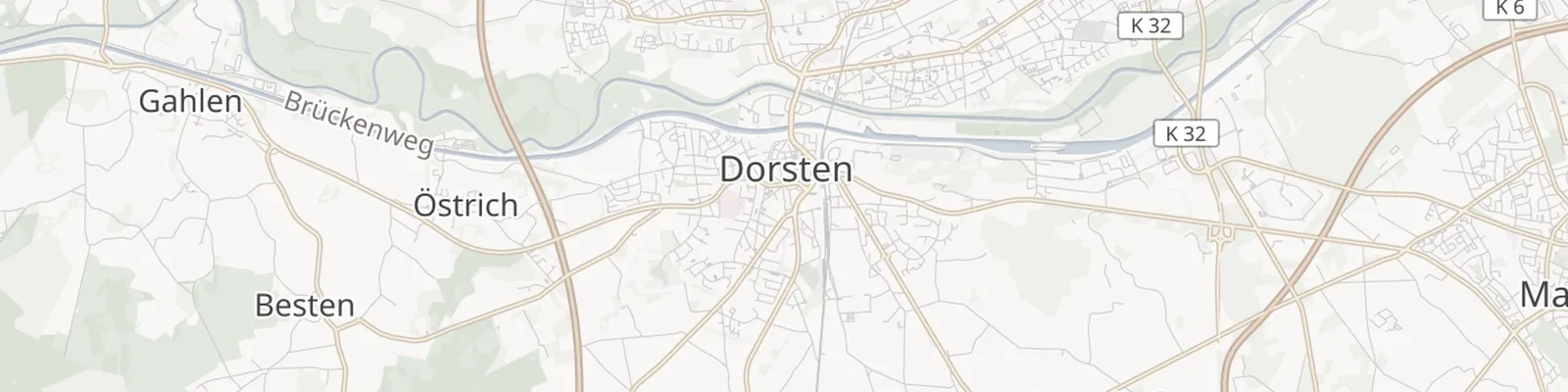 Karte von Dorsten